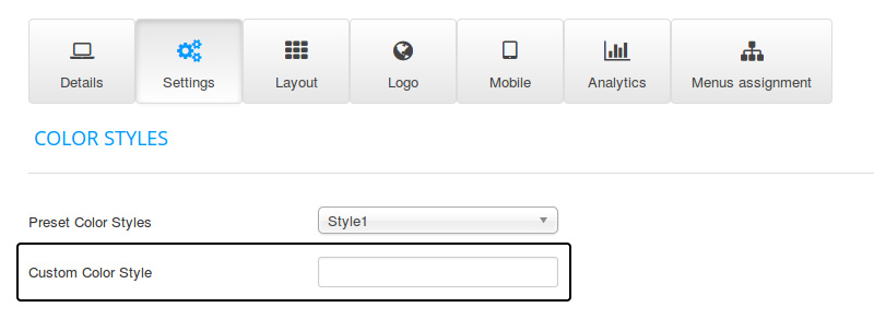 FavThemes tutorial for module variations using the template settings
